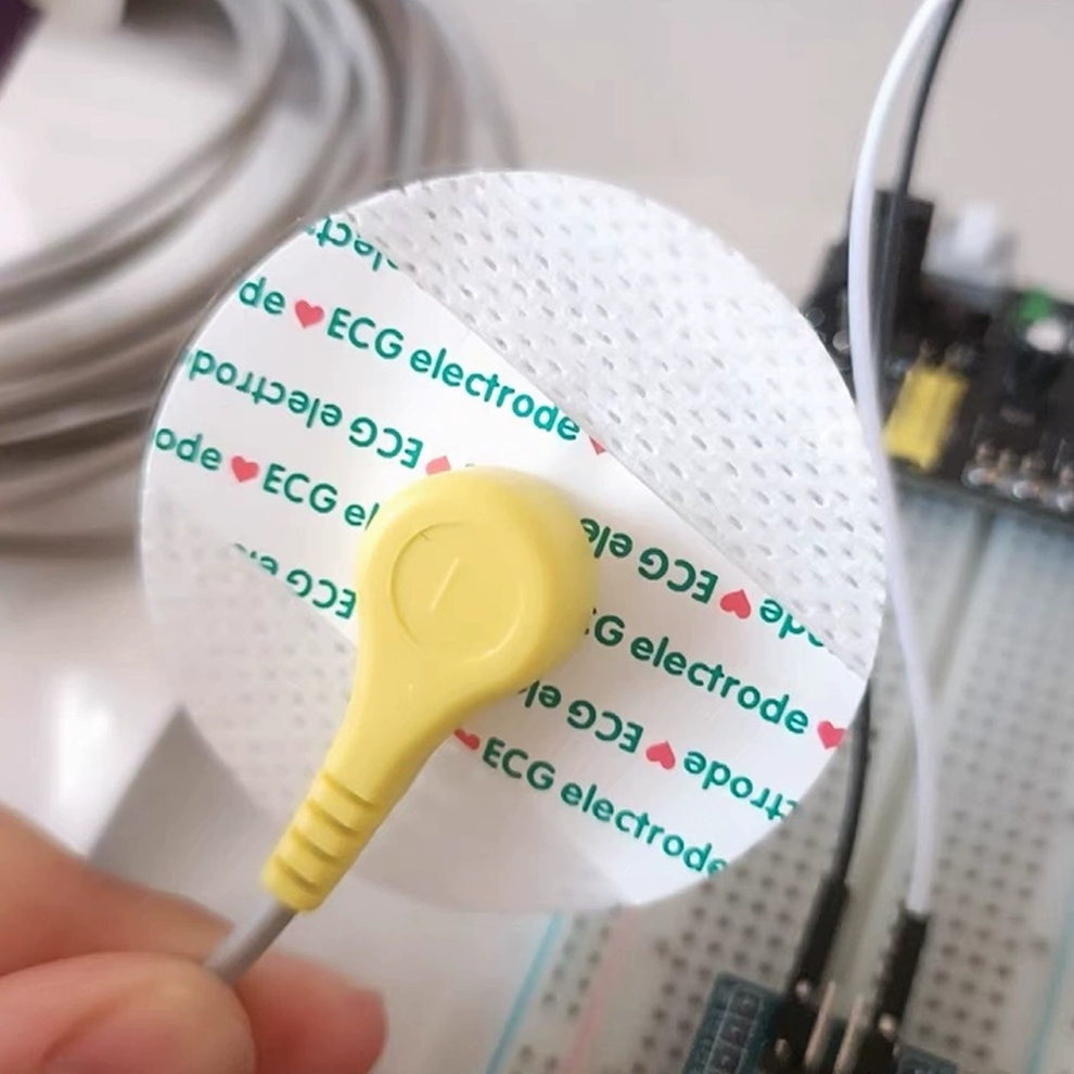 Ecg Patch Monitor - 50 قطعة/1 حقيبة ECG EKG القطب