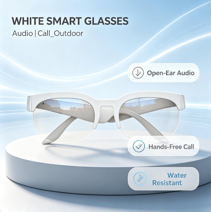 Smart Glasses Lens - نظارات شمسية ذكية بتقنية البلوتوث للترجمة