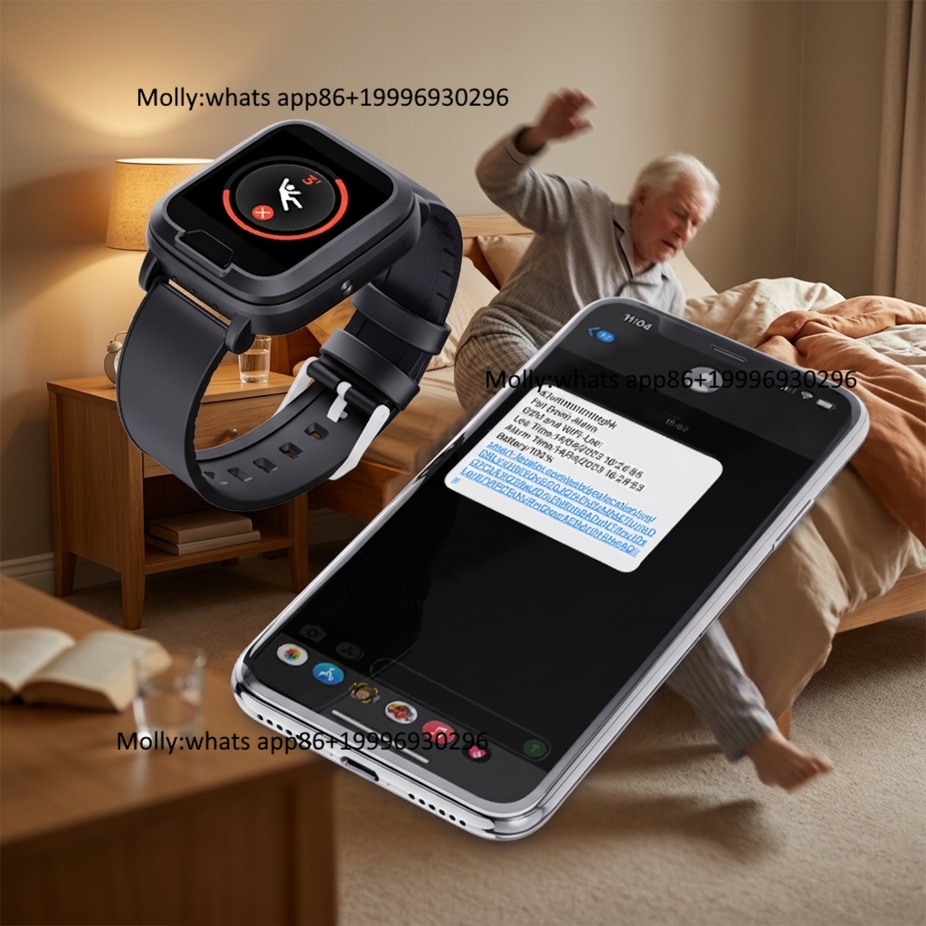 Fall Detection Watch - ساعة ذكية للمسنين بتقنية 4G مع
