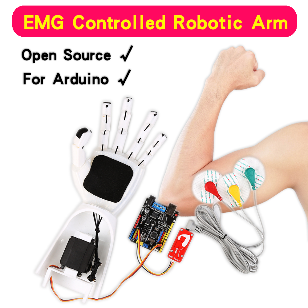 جهاز استشعار ذراع آلي كهربائي  - مراجعة Muscle Sensor Emg وسعره