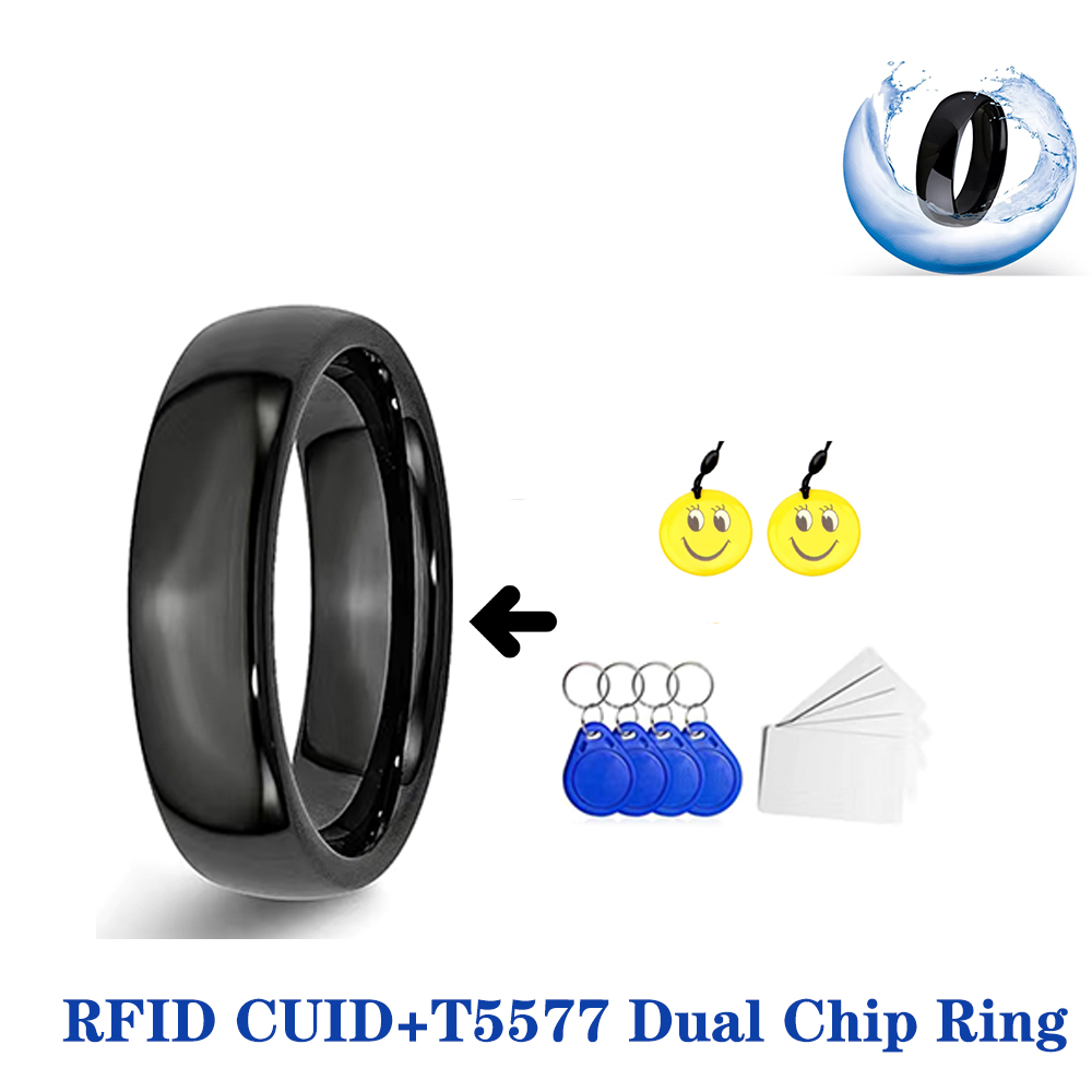 تتفاعل الذكية المزدوج رقاقة NF - مراجعة Smart Ring Nfc Pay وسعره