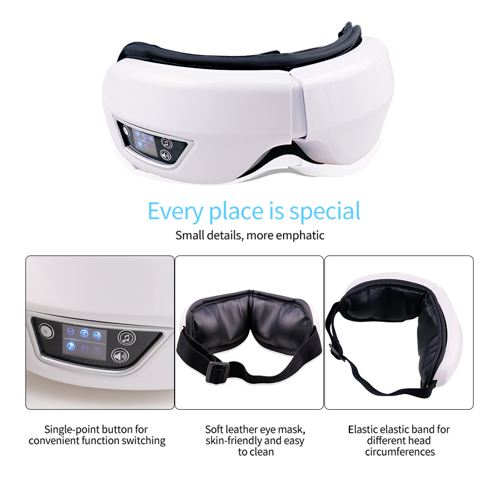 جهاز تدليك العين الكهربائي مع  - مراجعة Light Therapy Glasses وسعره