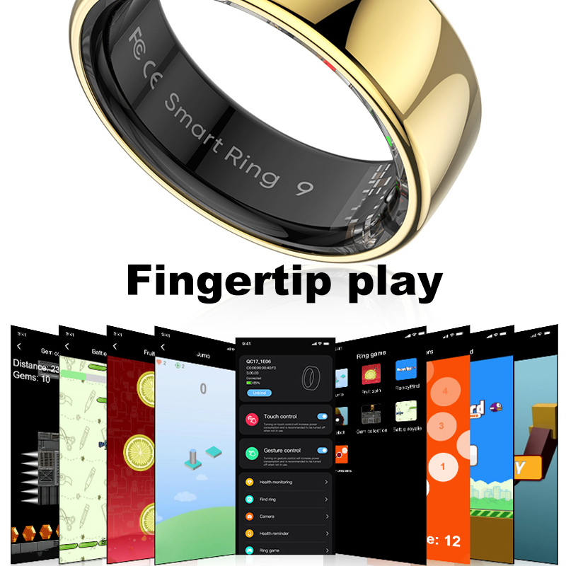 خاتم ذكي R08 للرجال والنساء مع - مراجعة Temperature Ring Skin وسعره