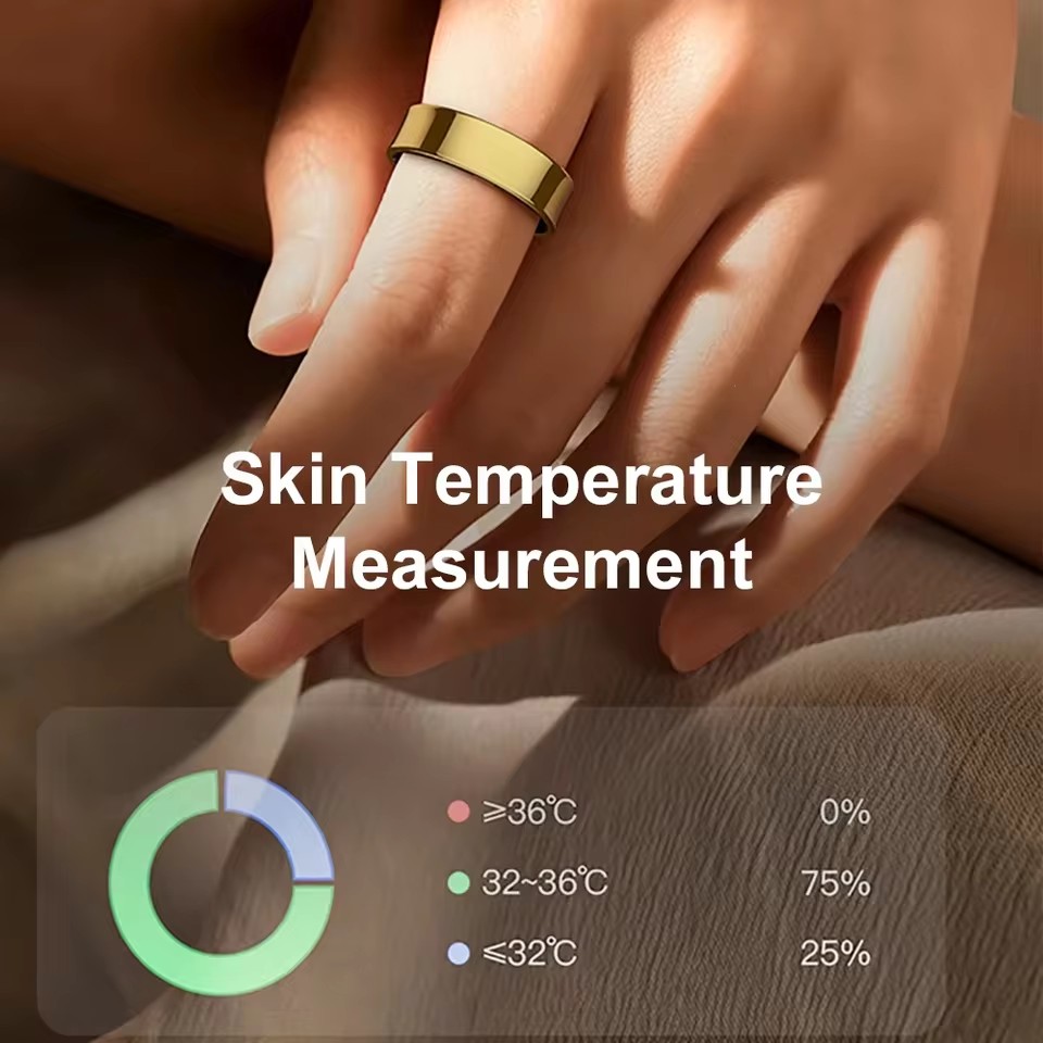 R09 حلقة ذكية للرجال والنساء م - مراجعة Temperature Ring Skin وسعره