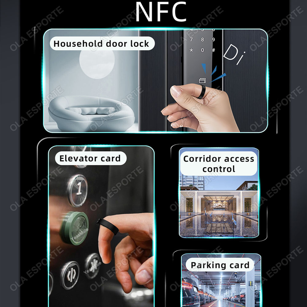 حلقة ذكية جديدة للرجال والنساء - مراجعة Smart Ring Nfc Pay وسعره