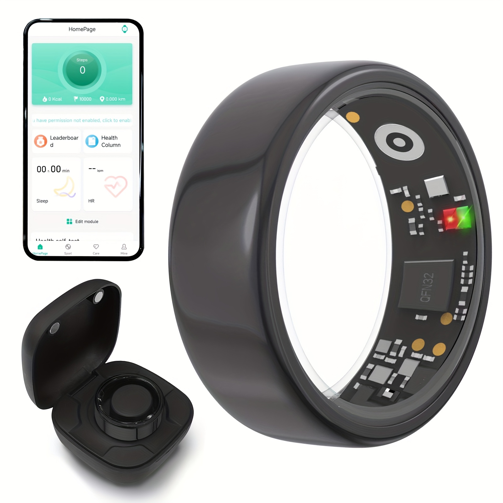 خاتم ذكي للرجال والنساء مع علب - مراجعة Temperature Ring Skin وسعره