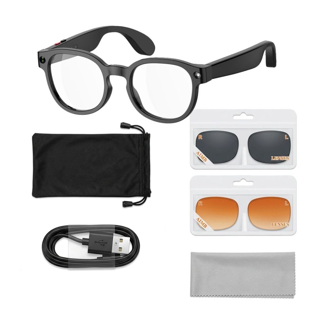 نظارات ذكية بتقنية الذكاء الاص - مراجعة Smart Glasses Lens وسعره