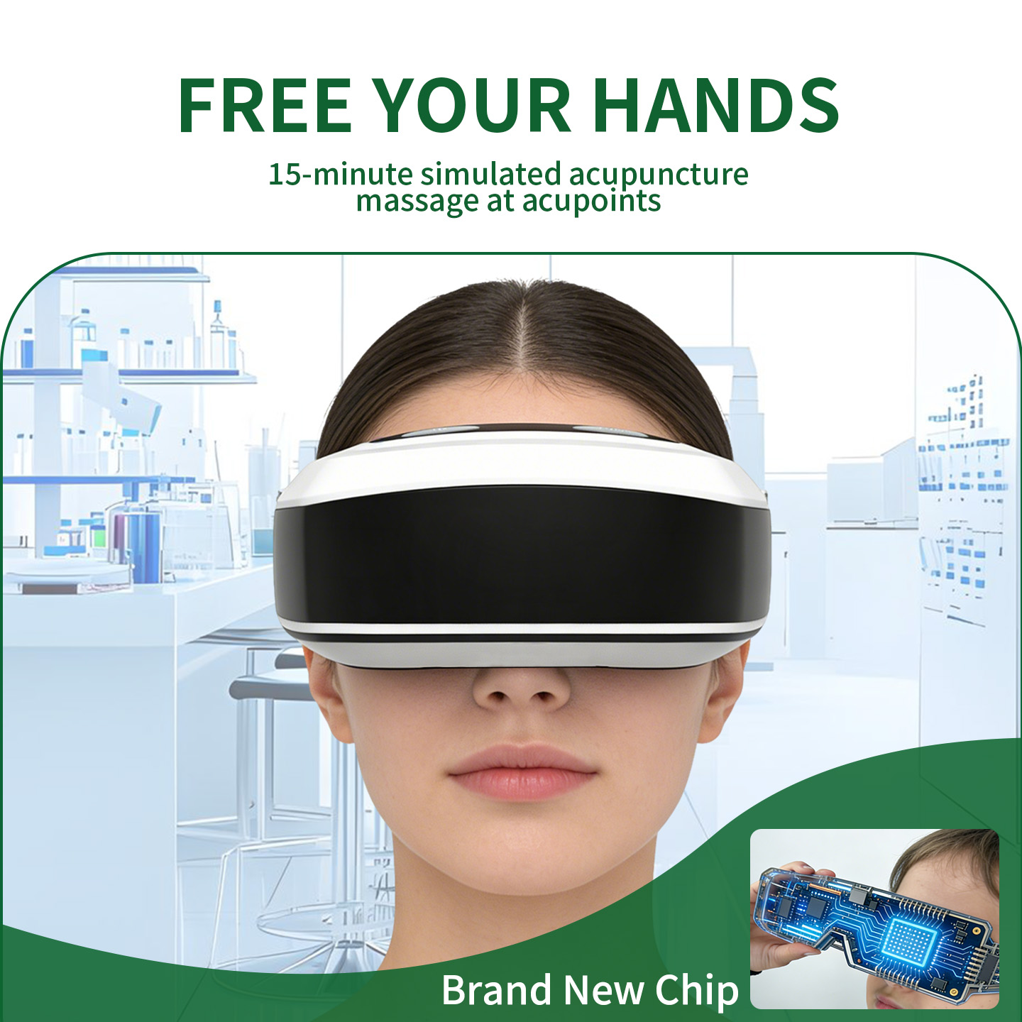جهاز تدليك العين بالنبضات الجد - مراجعة Light Therapy Glasses وسعره