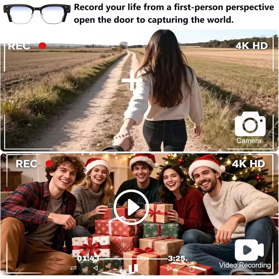 نظارات ذكية جديدة لعام 2026 بك - مراجعة Smart Glasses Lens وسعره