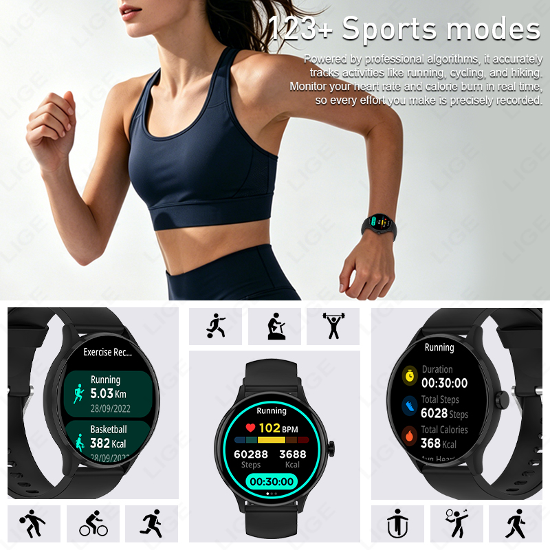 ساعة ذكية للرجال 2026 لمراقبة  - مراجعة Breath Rate Monitor وسعره