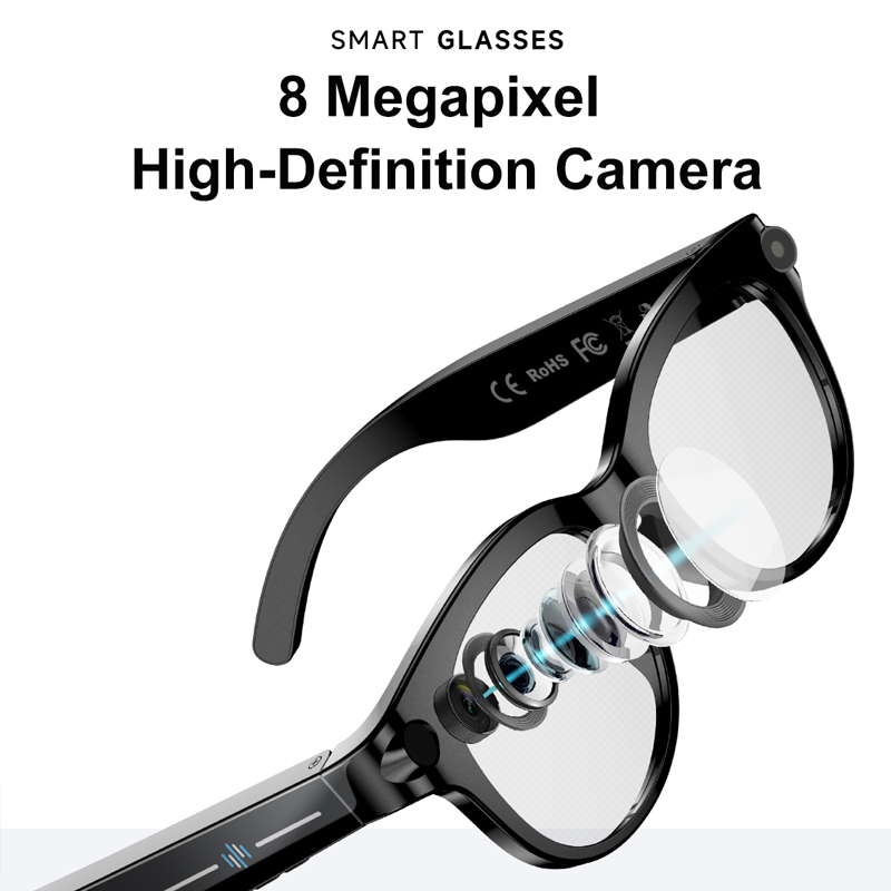 نظارات FLAUNT AI الذكية بكامير - مراجعة Smart Glasses Lens وسعره